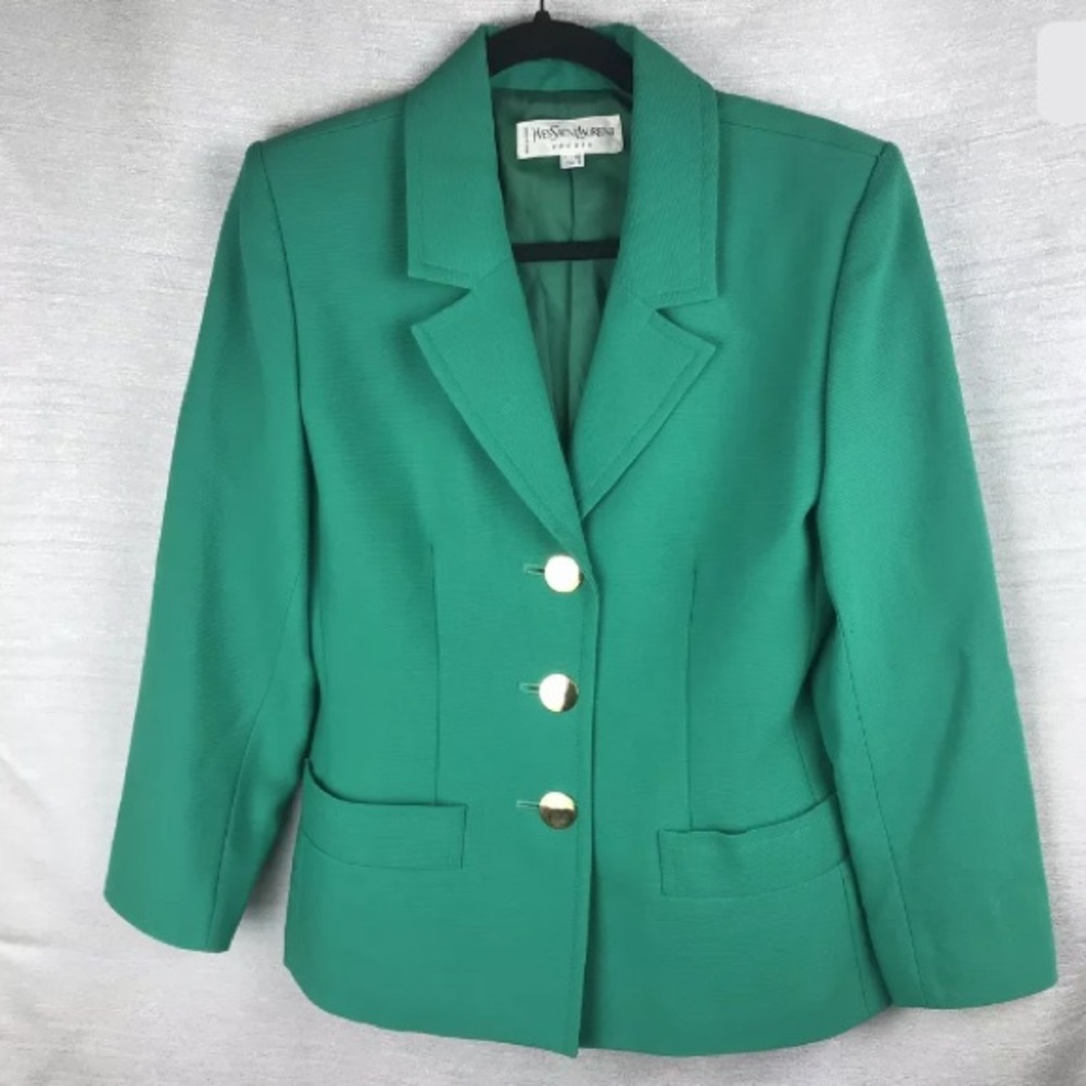 Yves Saint Laurent 2 Piece skirt suit 8